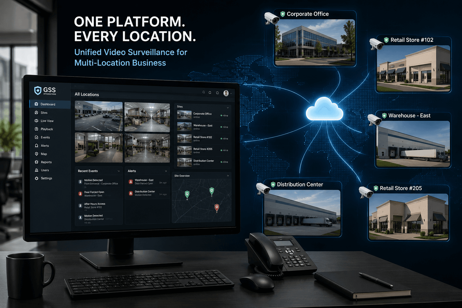 Video Surveillance Installation for Multi-Location Businesses